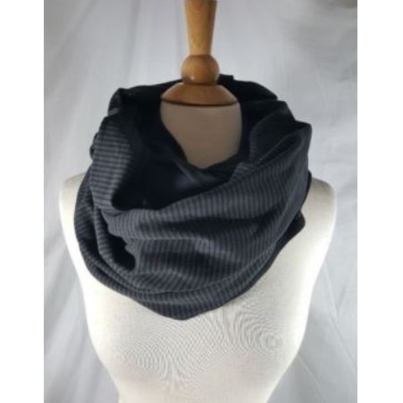 lululemon athletica Accessories - Lululemon Vinyasa Scarf Hyper Stripe Black Soot